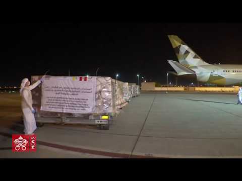 Imágenes de las 50 toneladas de presidios médicos enviadas por el Jeque Mohamed bin Zayed a Perú