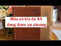 Sổ Bìa Da Cienco8 - Mẫu Sổ Bìa Da Còng A4 Đang Được Ưa Chuộng Hiện Nay