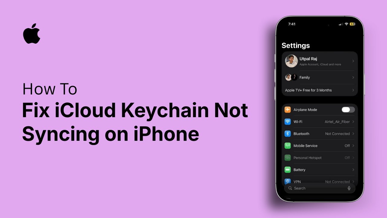 How to Fix iCloud Keychain Not Syncing on iPhone - YouTube