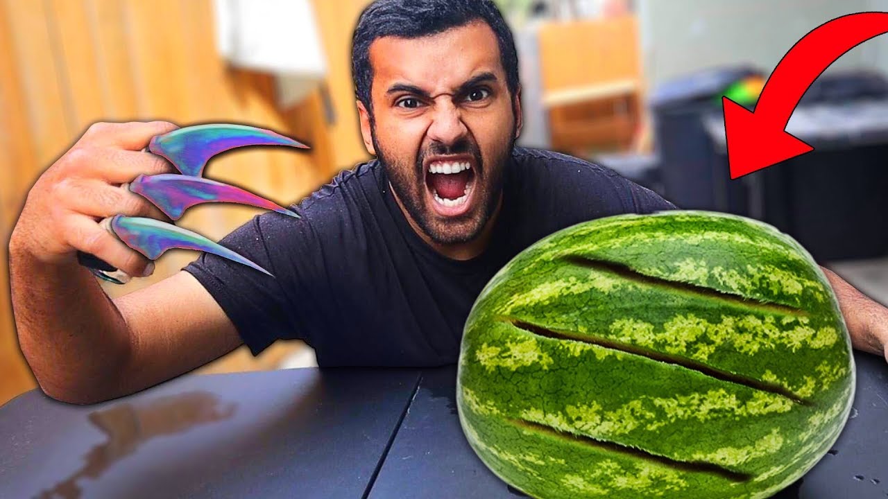 We Built DANGEROUS DIY Karambit Claws!! (VIDEO GAME KNIVES IN REAL LIFE)