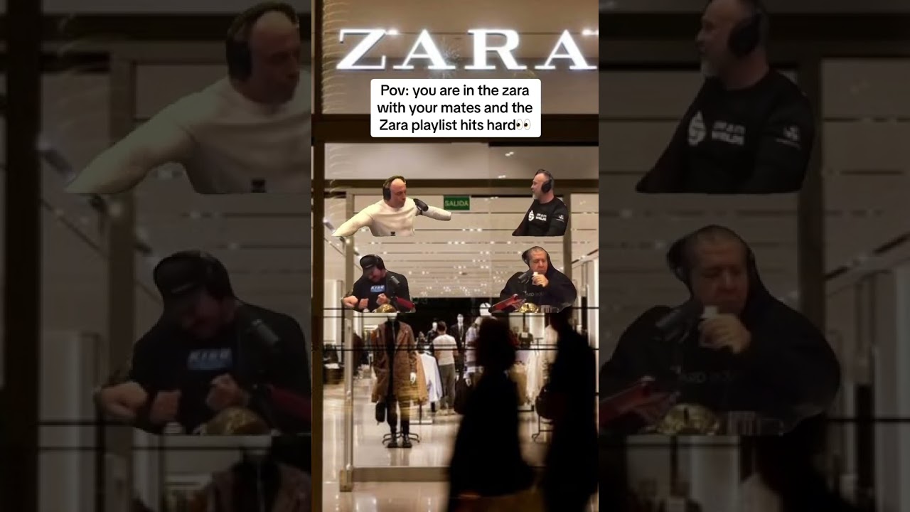 When the Zara music kicks in! 