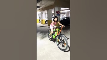 Riding bigger cycles first time #minivlog #learnwithpari