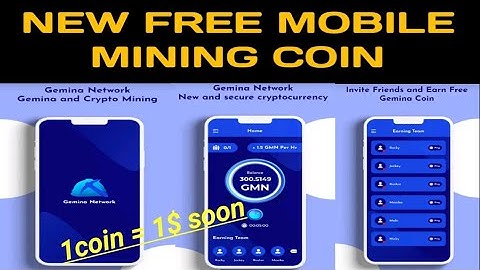 New Free Mobile Mining App || Father Of Gemini Network || Early Stage Fast Speed ||