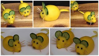 Super Fruits Decoration Ideas - How to make lemon mouse