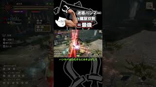 【モンハン】カチ上げハンマーと双剣の最強コンボ技【ライズサンブレイク】