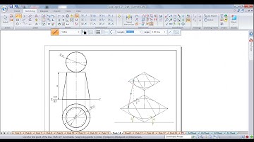 CAED isometric vtu problem no.14 (Solid Edge ST7)