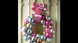 海外のおしゃれで可愛いクリスマスリース 作り方レシピ Diy Youtube