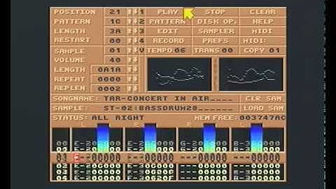 Tar Concert in Air - Atari ST Noisetracker mod