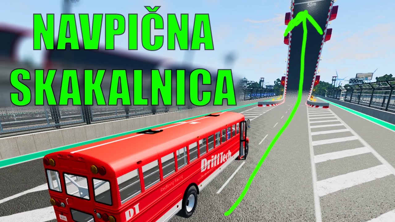 Navpična Skakalnica Za AVTE | BeamNG.Drive