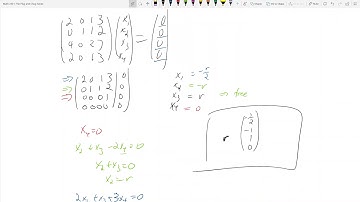 Math 240 - Chapter 4.9 - General Solution of a System of Equations - The Plug and Chug Series #24