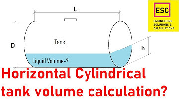 How to calculate the volume of liquid in Cylindrical Horizontal tank?