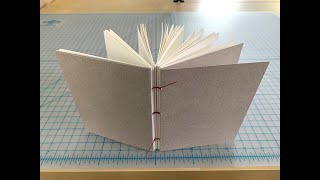 Link Stitch - Coptic Stitch Variation - Bookbinding Tutorial