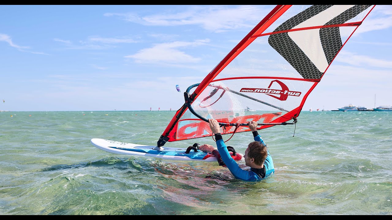 Wasserstart beim Windsurfen - diese 5 Fehler solltest du nicht machen!