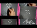 How to draw easy drawing #art #drawing#trending #viral#chalkart #slatechalk #slatepencile