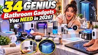 34 GENIUS Bathroom Gadgets You NEED in 2026!