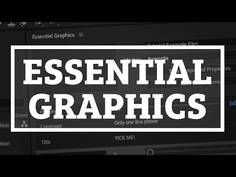 Make Templates with Essential Graphics in Adobe After Effects