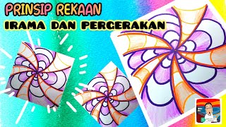 Bahasa Seni Visual : Prinsip Rekaan : Irama dan Pergerakan ( Seni OP ) PSV