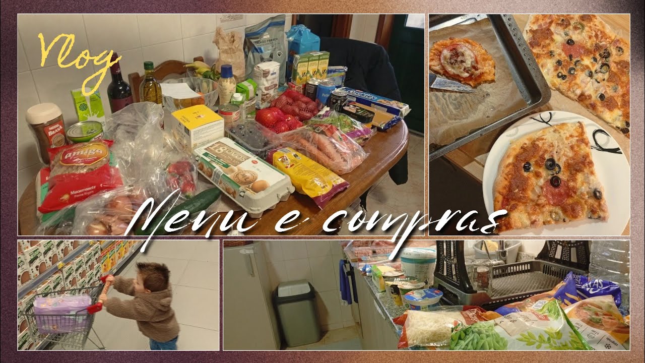 VLOG 🛒compras da quinzena 🍽️menu ...
