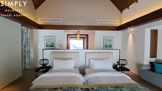 Pullman Maldives Maamutaa Resort - 2 Bedroom Beach Pool Villa Room Tour