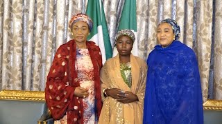 First Lady Senator Oluremi Receives Chibok School Girl Who Was Rescued , Promised To Take Up .......