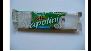 BOCI NAPOLINI, HUNGARY: WAFER WITH COCONUT CREAM IN WHITE CHOCOLATE