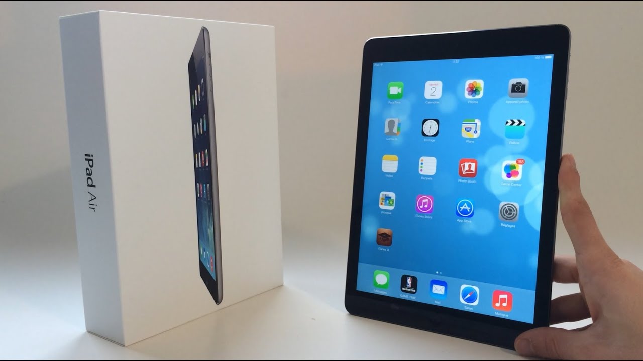 Apple iPad Air : DÃ©ballage et prÃ©sentation du design