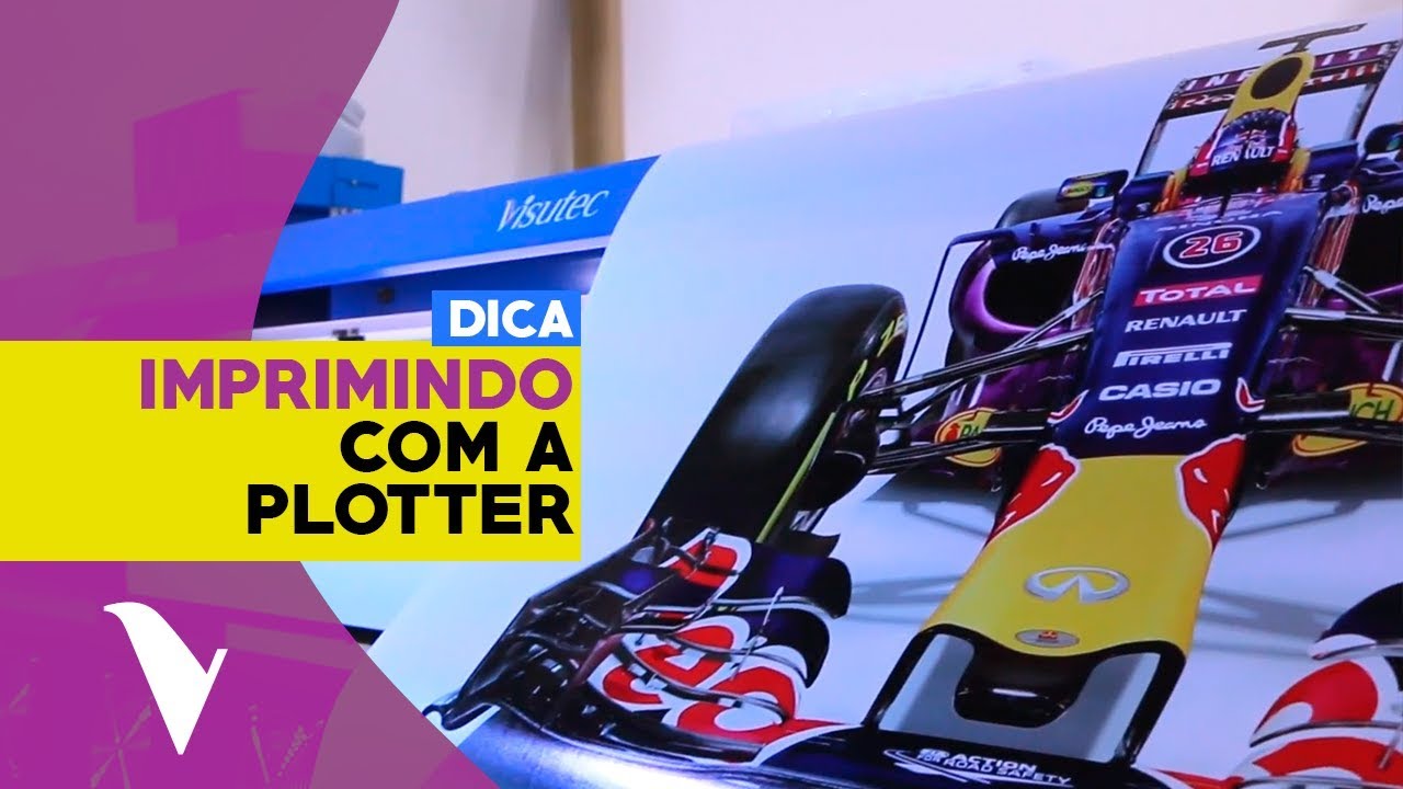 Imprimindo Com a Plotter Digital MV1800 Eco Solvente Cabeça DX7 da VISUTEC