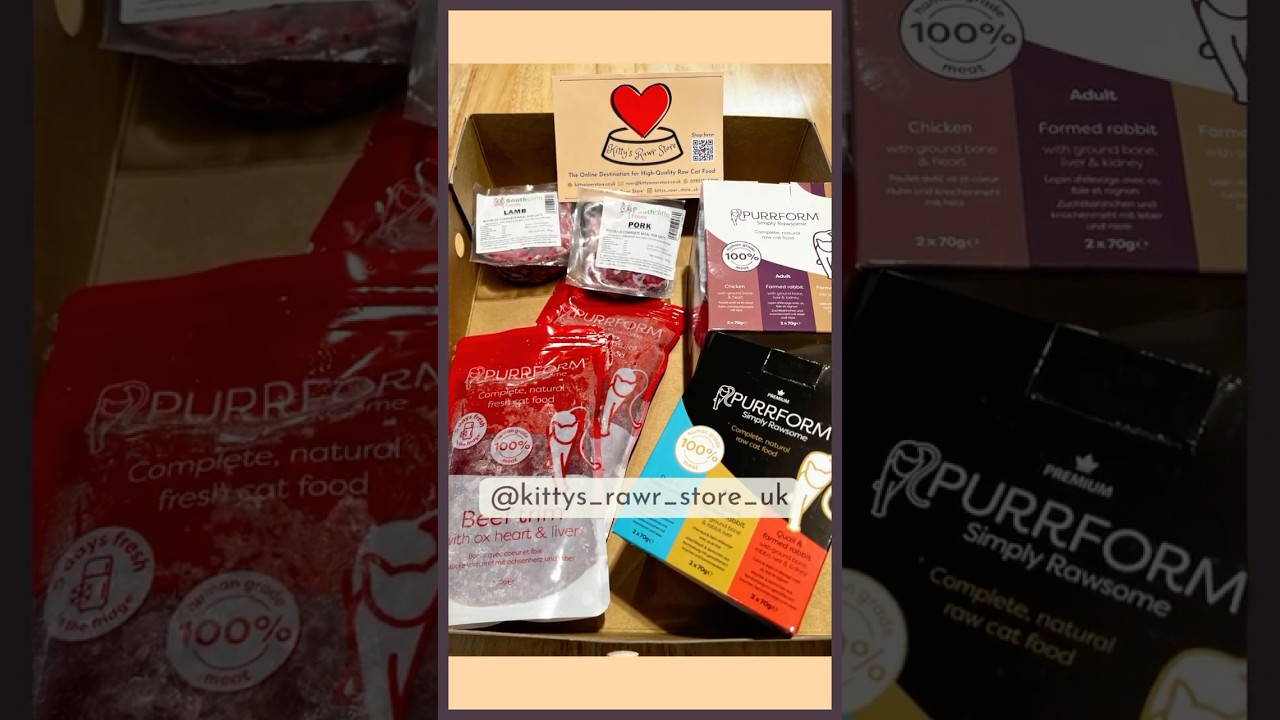 Pack a small, but mighty order with Kitty's Rawr Store. All complete recipes for maximum nutrition!