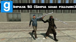 Gmod - Half Life 2 Squad following mechanic