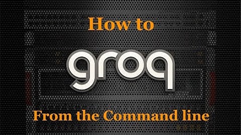 Groq on your command line