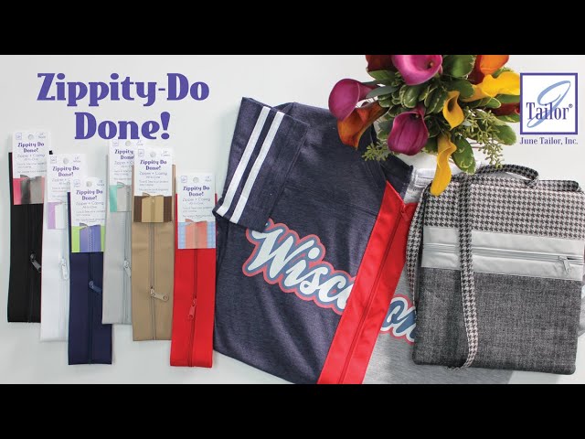 June Tailor Quilt As You Go Project Bag Kit-Gray Zippity-Do-Done(TM)