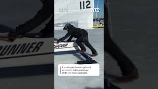 Cold Snap Brings Large Iceboaters Back to Jersey Shore