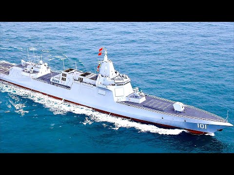 Видео: Проект 055. Китайски миноносец с размерите на крайцер