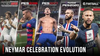Neymar Celebration Evolution In PES | 13 - 23 | 4K 60FPS