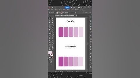 How to Create Color Palettes in Adobe Illustrator #illustratortips #colorpalette