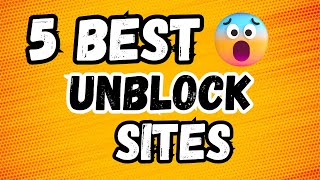 5 best unblock sites for school 2024 || unblock everything on school
