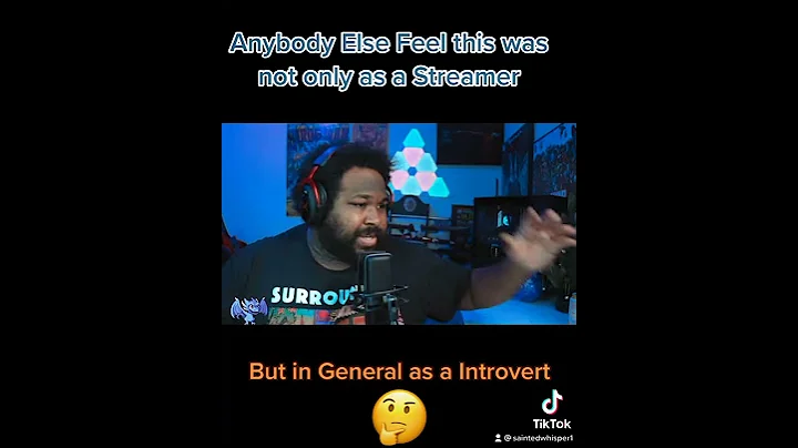 Do other Streamers feel the same? #short #shortvideo #introvert #streaming #Shorts