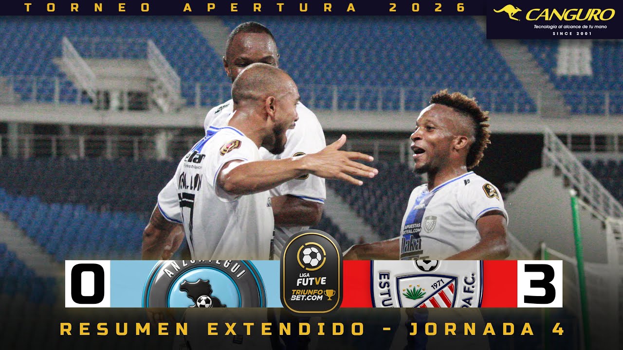 RESUMEN EXTENDIDO | Anzoátegui - Estudiantes | Liga FUTVE Triunfobet