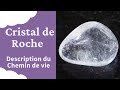 Cristal de roche bracelet chemin de vie explication signification comment interprter lithothrapie