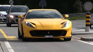 The new ferrari 812 superfast start up, acceleration sound, details
and more event: passione engadina tribute