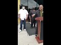 Tajanae Nelson, mother of three killed. Press conference at LA Sentinel July 1, 2020