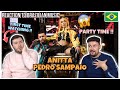 MY FRIEND REACTS THE FIRST TIME TO BRAZILIAN SINGER: Anitta, PEDRO SAMPAIO - NO CHÃO NOVINHA