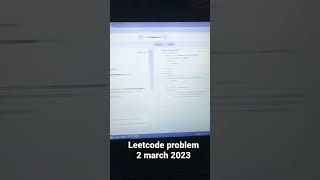 Leetcode problem #daily #challenge #problem #leetcode #education #code #java #shorts #short #vlog