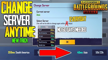How To Change Server | Pubg Server Change | Problem Solved Server Locked For 60 Days