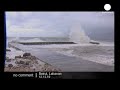 A storm hits Lebanon and Egypt - no comment