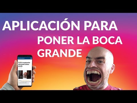 Cuál es la Aplicación para poner la Boca Grande