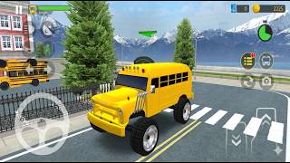 Bus Driving School: Simulator 2026/Car Parking/School Bus Parking Challenge 🚌🔥 screenshot 1