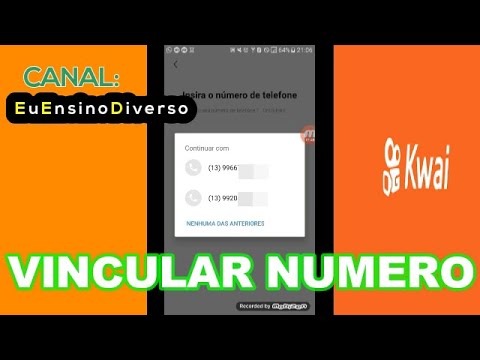 Vídeo: Como Vincular Um Número De Telefone