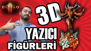 3 Boyutlu Yazicilar Ve Atölye Zi̇yareti̇ 3D Printer Ile Diablo Karakteri̇
