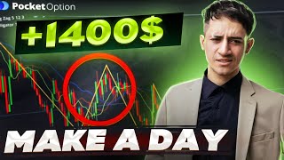 1400$ DAILY PROFIT ON BINARY OPTIONS. MY NEW STRATEGY FOR THE MOMENTUM INDICATOR / pocketoption
